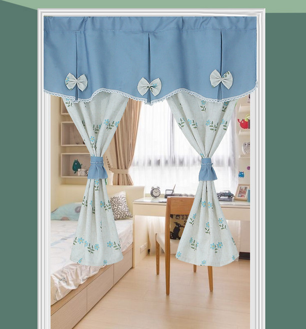 門簾, 花漾蝴蝶藍