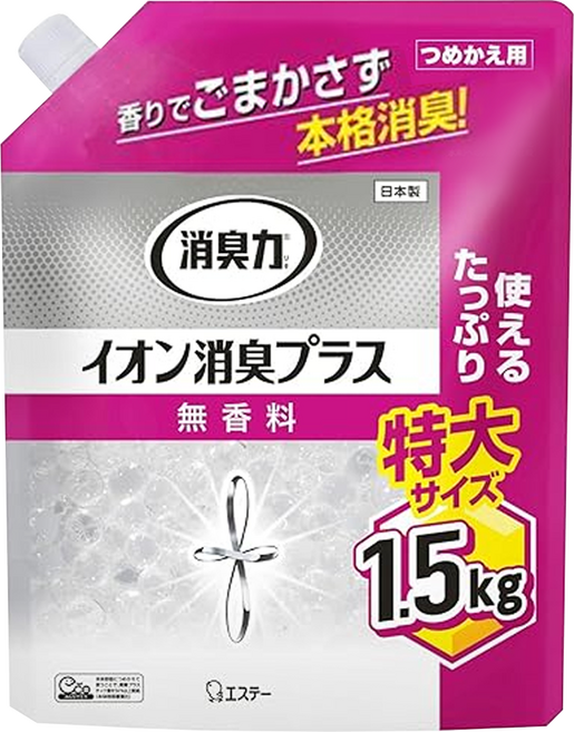 ST 雞仔牌 消臭力 三重離子消臭晶球 大補充包 無香, 1.5kg, 1包