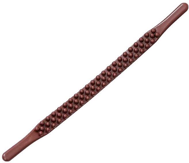 미르스포츠 어깨 복부 경락 마사지 스틱 65, 브라운, 1개