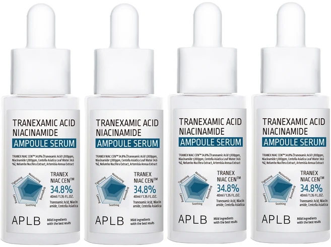 APLB 트라넥삼산 나이아신아마이드 앰플 세럼, 40ml, 4개 - 쿠팡