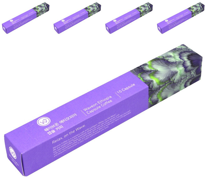웨이브온커피 웨이브온 에티오피아 캡슐 커피, 5.2g, 10개입, 5개