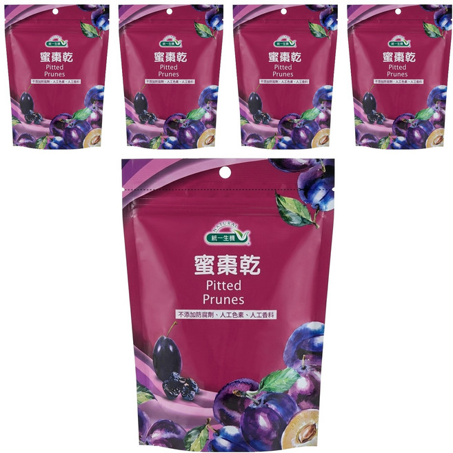 統一生機 蜜棗乾, 5包, 250g