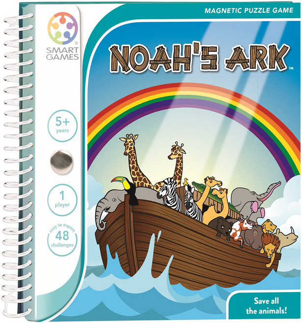 SMART GAMES 魔磁隨身遊戲 5歲以上, 動物方舟, 1個