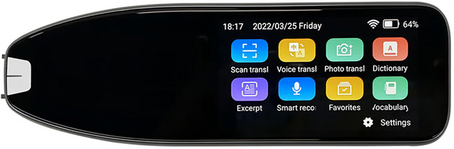 Muigic 沐居 隨拍即翻3吋大螢幕智能掃譯筆 支援照片翻譯 10小時續航 8G內存, F02