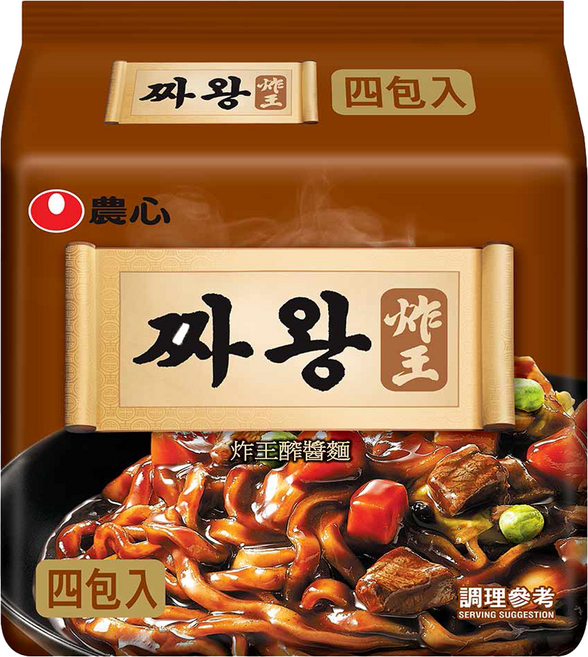 NONGSHIM 農心 炸王醡醬麵 134g, 4包