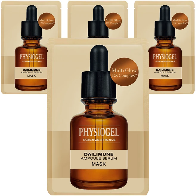 피지오겔 사이언수티컬즈 데일리뮨 앰플 세럼 마스크팩, 1개입, 4개 - 쿠팡