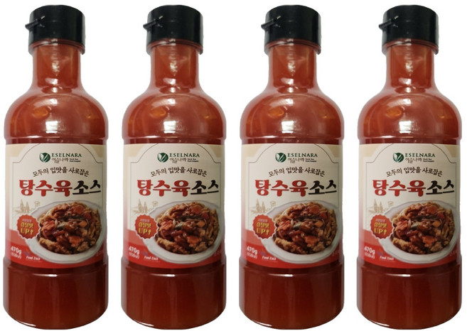 이슬나라 탕수육소스, 4개, 470g