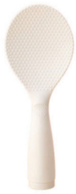 조니프리 밥알이 묻지 않는 밥주걱, 화이트, 1개