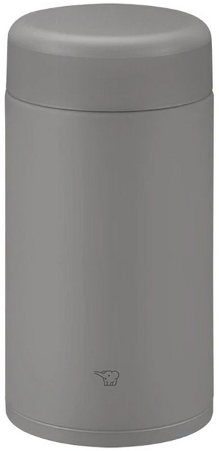 ZOJIRUSHI 象印 不鏽鋼一體式杯蓋真空燜燒杯, 原野灰, 750ml, 1個
