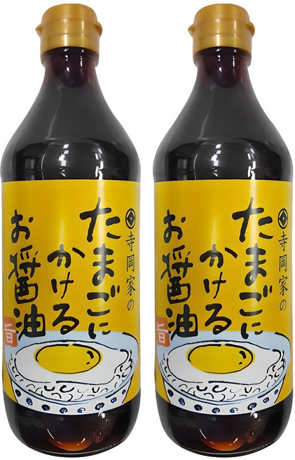 테라오카 타마고니카케루 오쇼유 소스, 500ml, 2개