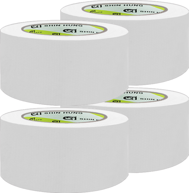 신흥 국산 대용량 라바 청면테이프 48mm x 25M 흰색, 4개