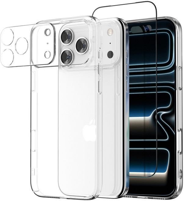 케이맥스 슬림핏 케이스 + 풀글루 강화유리 + 카메라필름 세트