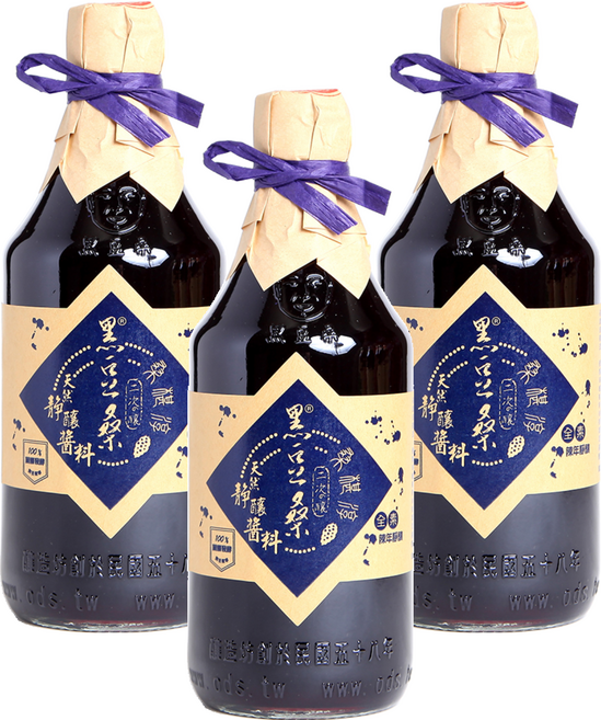 黑豆桑 天然手工桑椹淳, 550ml, 3瓶