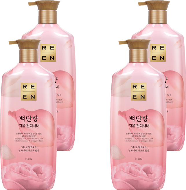 리엔 자윤 컨디셔너 백단향, 950ml, 4개