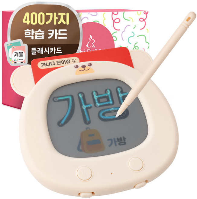 아띠래빗 유아용 단어 영어 그림 400가지 따라 쓰고 그리는 플래시카드 세트, 1세트, 혼합색상