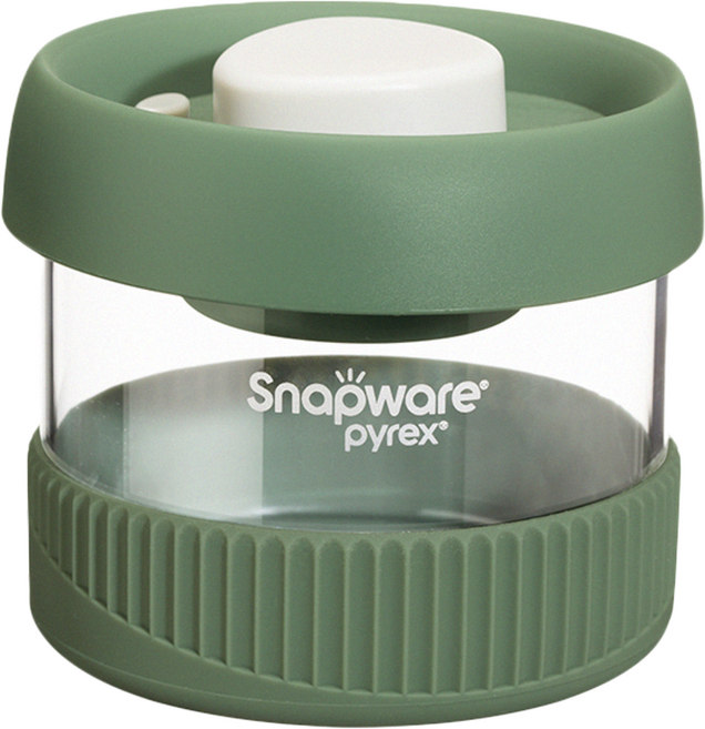 Corelle Brands 康寧餐具 Snapware 按壓真空玻璃儲物罐 480ml, 1組, 容器 + 蓋子