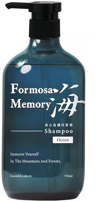 清淨海 森山島讀洗髮精 海, 750ml, 1瓶
