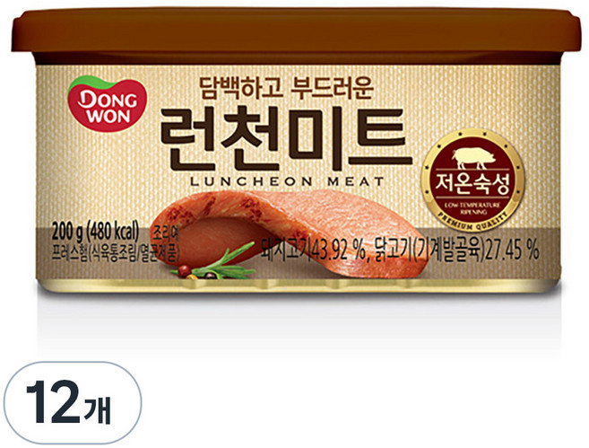 동원 런천미트, 200g, 12개