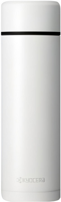 KyOCERa 京瓷 陶瓷塗層旋蓋式真空保溫杯, 白色, 1個, 180ml