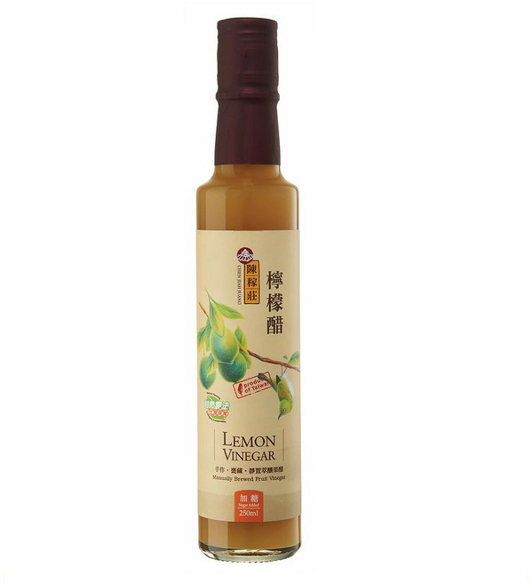 陳稼莊 檸檬醋 加糖, 250ml, 1瓶