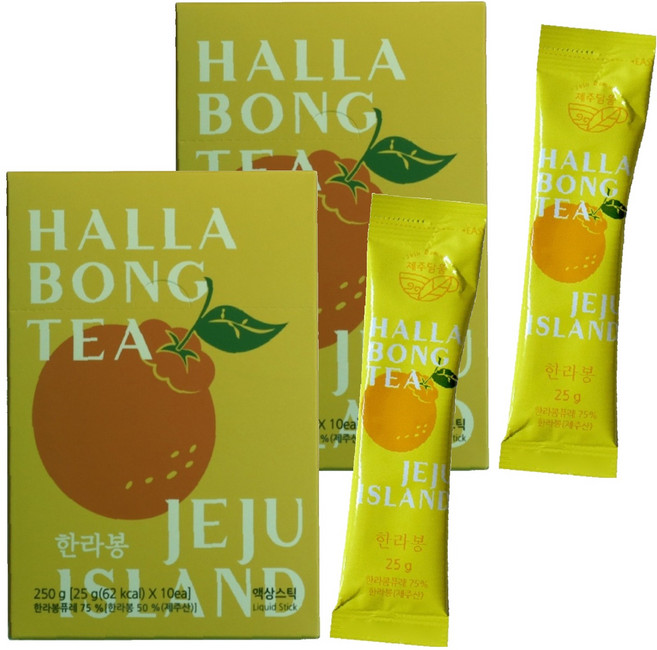 제주담움 한라봉 과일차 스틱, 250g, 10개입, 2개