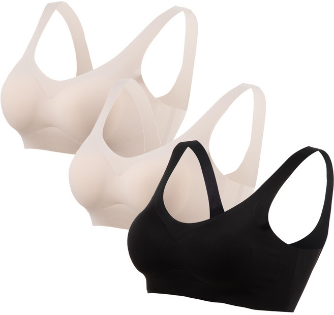 BASE ALPHA ESSENTIALS 舒適無痕背心式內衣3件組