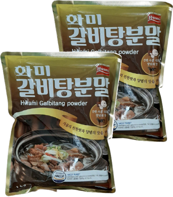 화미 갈비탕분말, 1kg, 2개