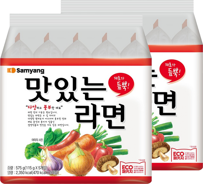 삼양 맛있는라면 115g, 10개