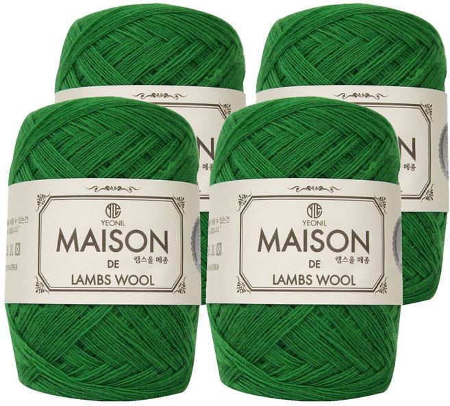 YEONIL Ram's Wool Maison毛線, 27森林, 4個
