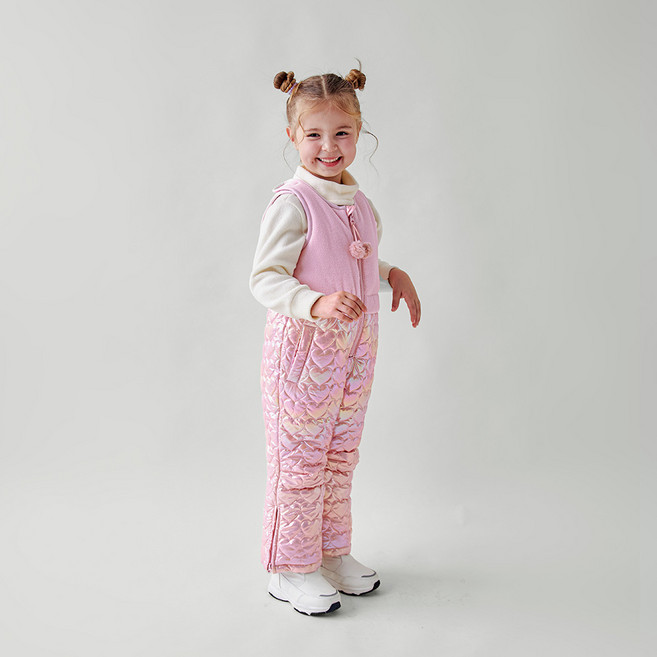 월튼키즈 아동용 글리터 홀로그램 스키 팬츠