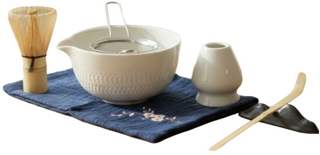 차오름 말차 차선 다도 7종 세트, 도자기, 1세트