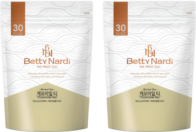 베티나르디 캐모마일 티, 1g, 30개입, 2개