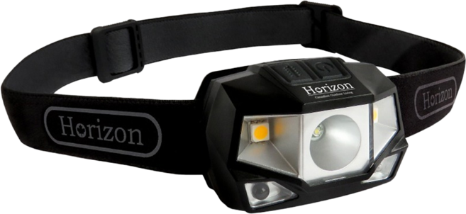 Horizon 天際線 充電式登山頭燈 801-HRZ-036B 6.2 x 4.5 x 4cm, 黑色, 1個