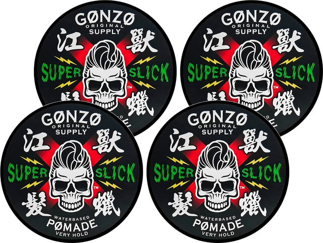 Gonzo Original Supply 江獸髮油, 130g, 4罐