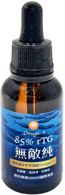 ParkCat 貓樂園 85%高純度rTG深海純淨魚油 30ml, 心血管健康, 1罐