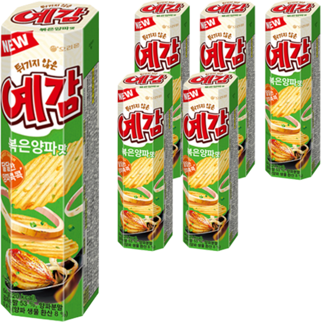 오리온 예감 볶은양파맛, 64g, 6개