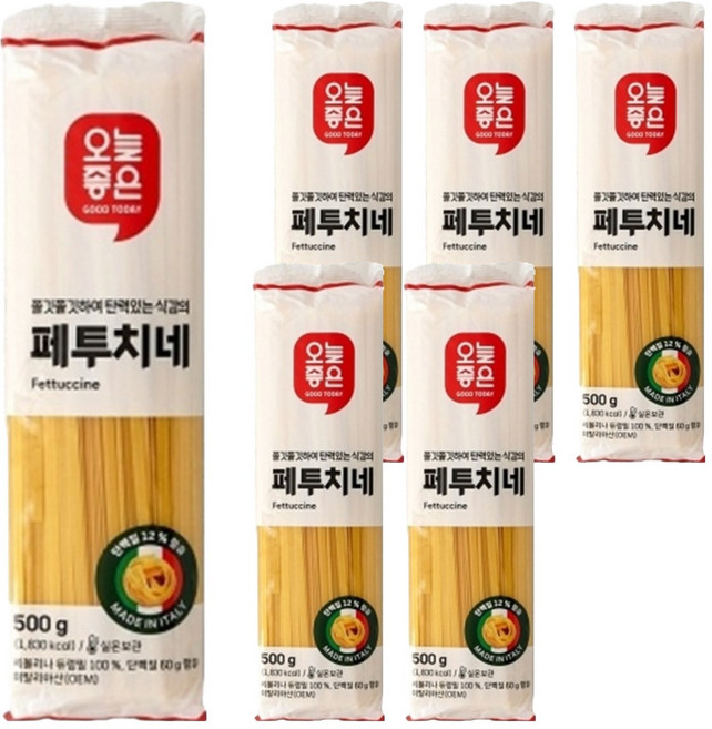 오늘좋은 페투치네, 6개, 500g