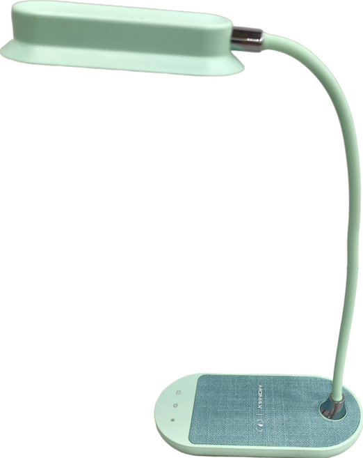 MOMAX Q.LED flex 二合一 無線充電座檯燈 440g, 綠色