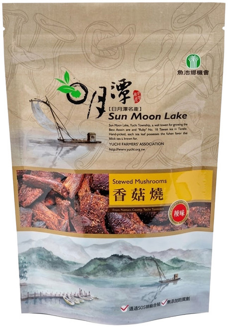 魚池鄉農會 香菇燒 辣味, 150g, 1包