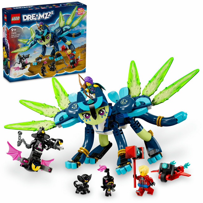 LEGO 積木玩具 71476, 佐伊和貓咪貓頭鷹錫安, 1盒