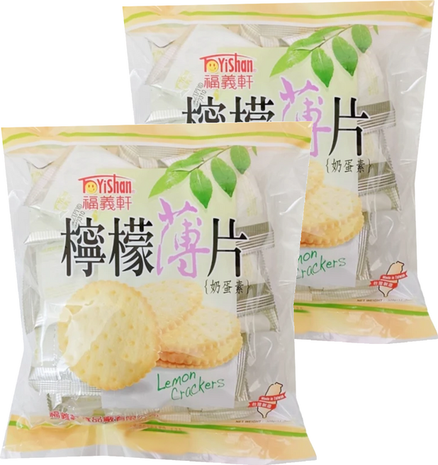 福義軒 檸檬薄片, 320g, 2袋