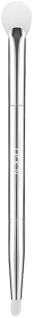 IPKN 藝術打亮雙頭刷, 銀色刷柄 + 白色刷毛, 1支