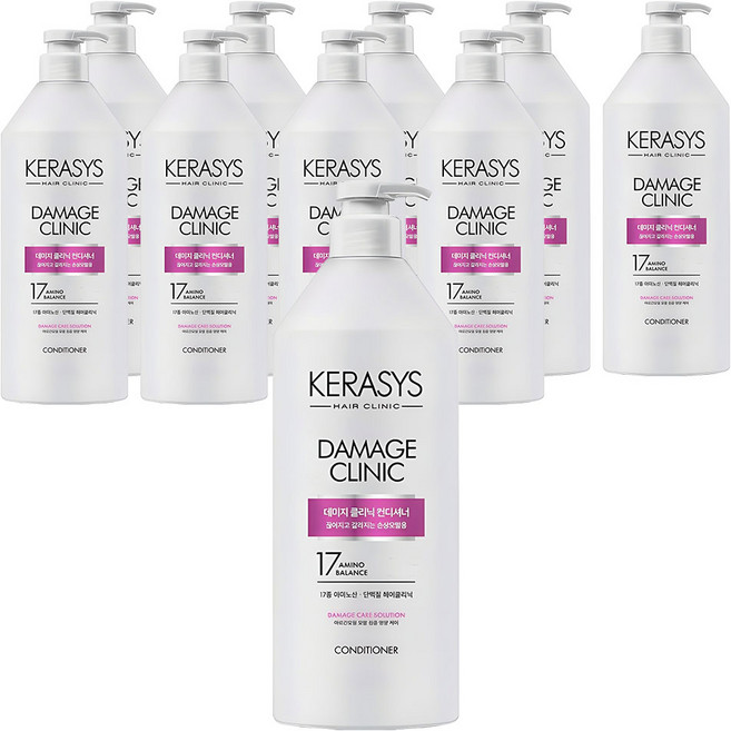 KERASYS 受損修護蛋白質潤髮乳, 980ml, 10個