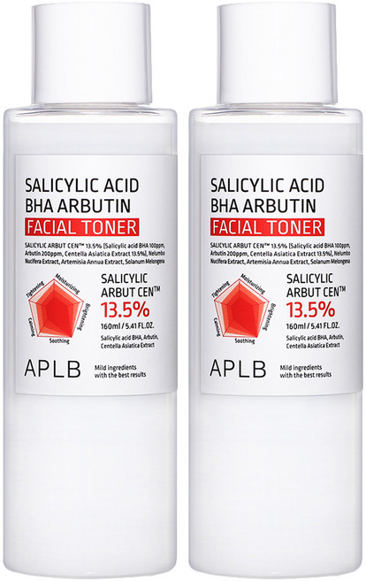 APLB 살리실산 바하 알부틴 페이셜 토너, 2개, 160ml