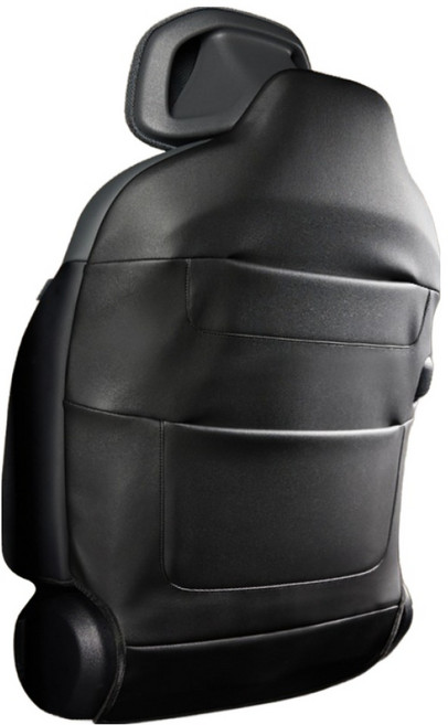 메이튼 기아 타스만 튜닝 용품 타스로드 시트백 커버 운전석, 1개, 블랙