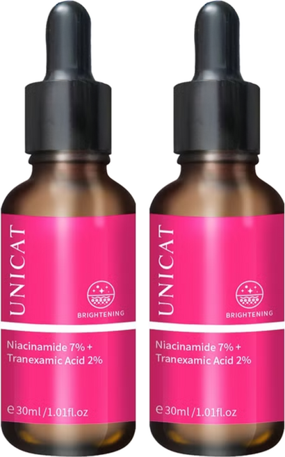 UNICAT 變臉貓 菸鹼胺激光亮白原液 7% + 傳明酸 2%, 30ml, 2瓶