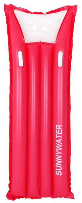 써니워터 투명 썬베드 튜브 183cm, 핑크, 1개