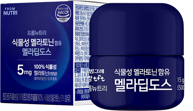 티에프티 프롬뉴트리 식물성 멜라토닌 함유 멜라딥도스 30p, 1개