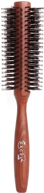 VeSS EXCEL專業美髮鬃毛圓梳 天然豬鬃毛 圓珠尼龍梳齒按摩頭皮 抗靜電, EXC-1600, 1支