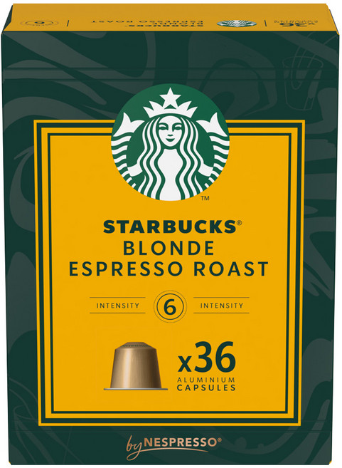 스타벅스 네스프레소 블론드 에스프레소 로스트 빅팩 36p, 5.3g, 36개입, 1개
